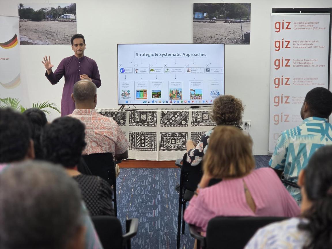Presentation by Amitesh Deo, Founder, Pacific Recycling Foundation