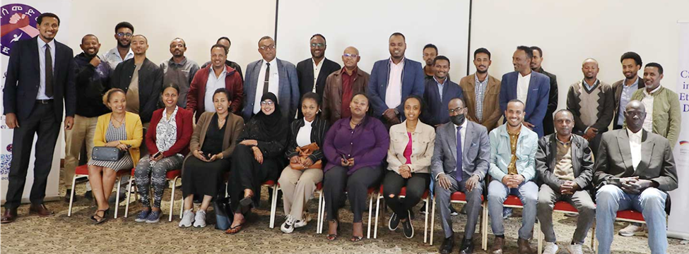 Group photo of participants of the Community of Practice Hub of CSOs on National Dialogue workshop in August 2024.