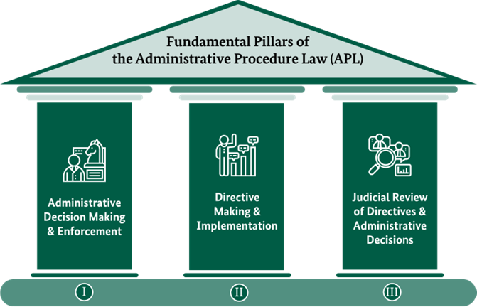 An illustration of the APL pillars