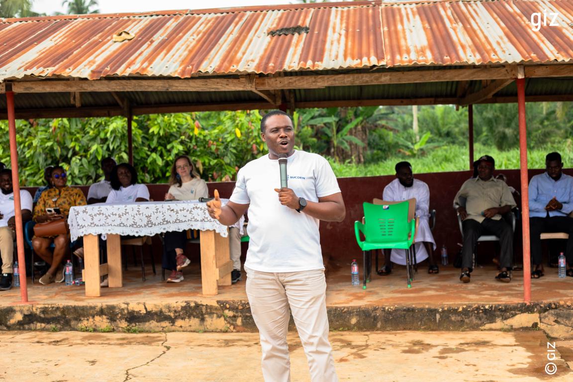 a representative speaking