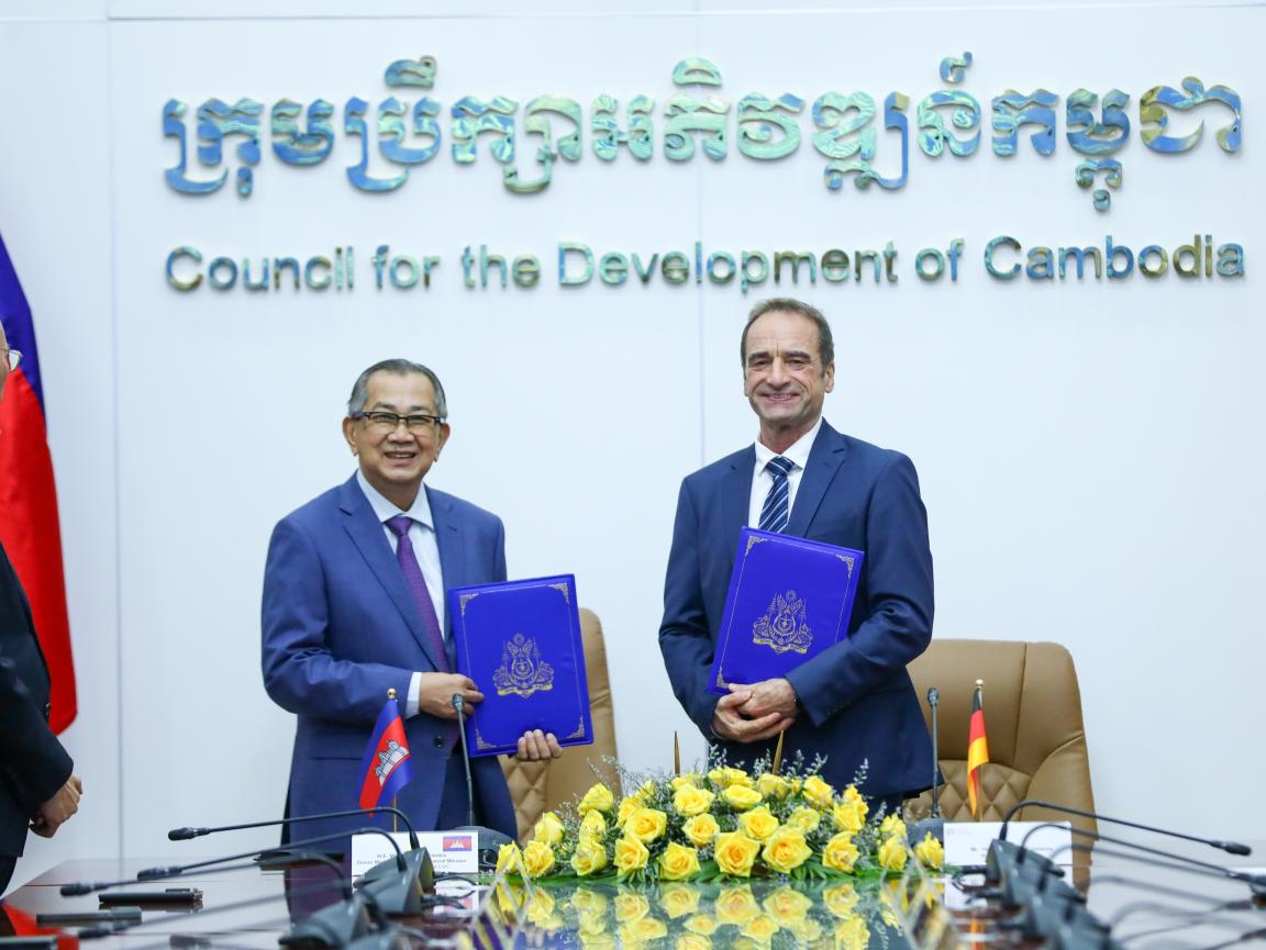 Germany and Cambodia sign Implementation Agreement on stronger Economic Cooperation