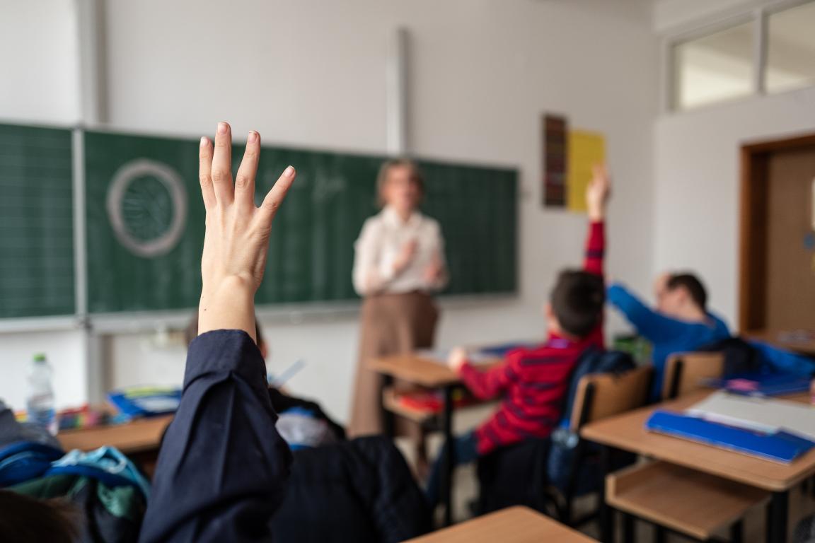 Classroom in Kosovo