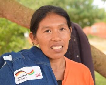 Nahaufnahme von Ignacia Supepí Cuasase.