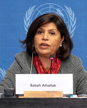 Frau Sabah Al Hallak
