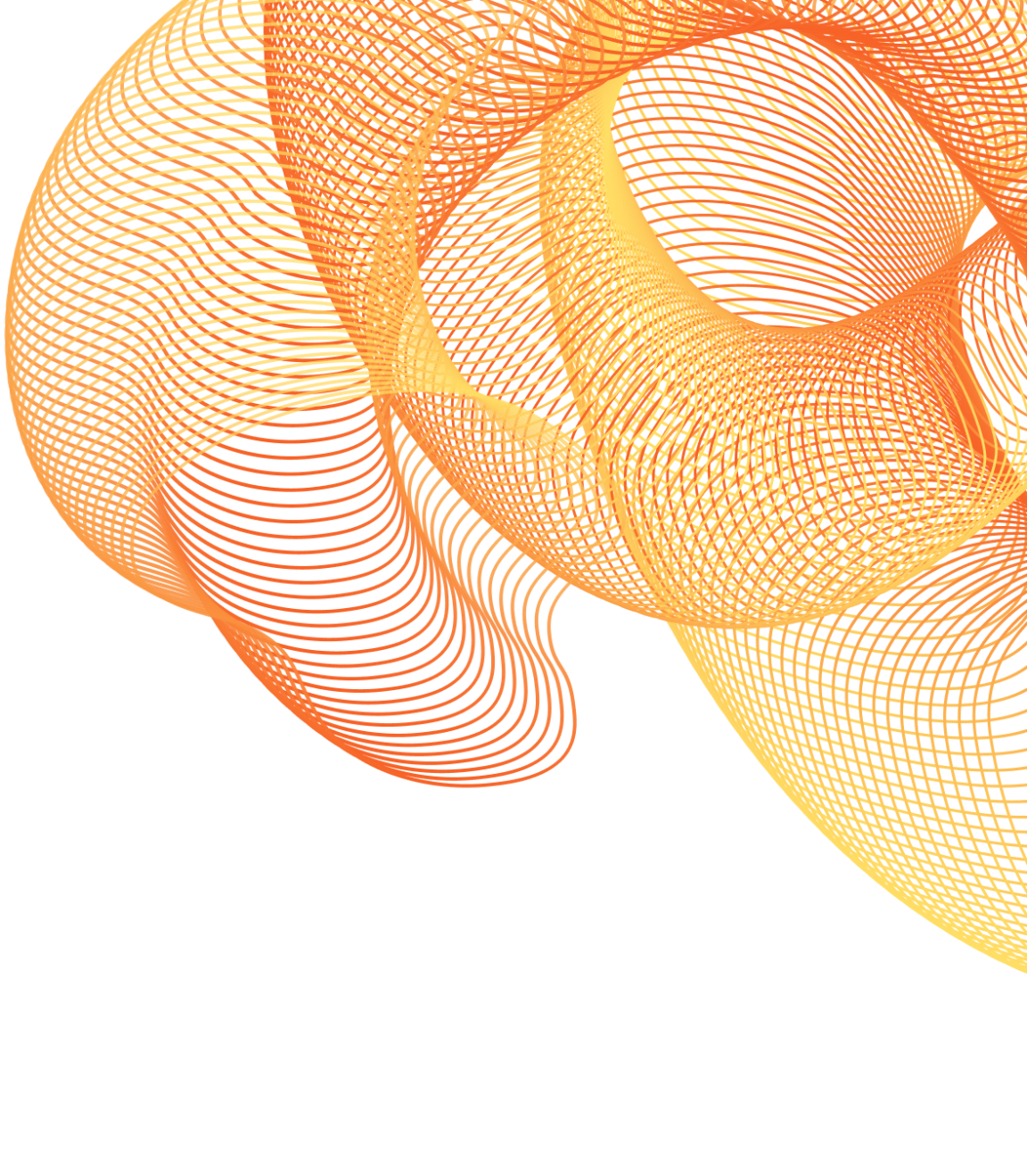 Grafik aus feinen Linien.