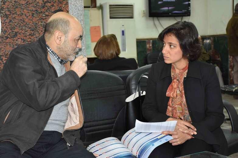 Egypt. Testing the public services map in Shubra, Cairo Governorate. © GIZ