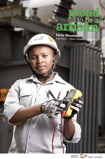 Südafrika. Pilotprojekt zur dualen Ausbildung, die Auszubildende Fikile Nxumalo © GIZ