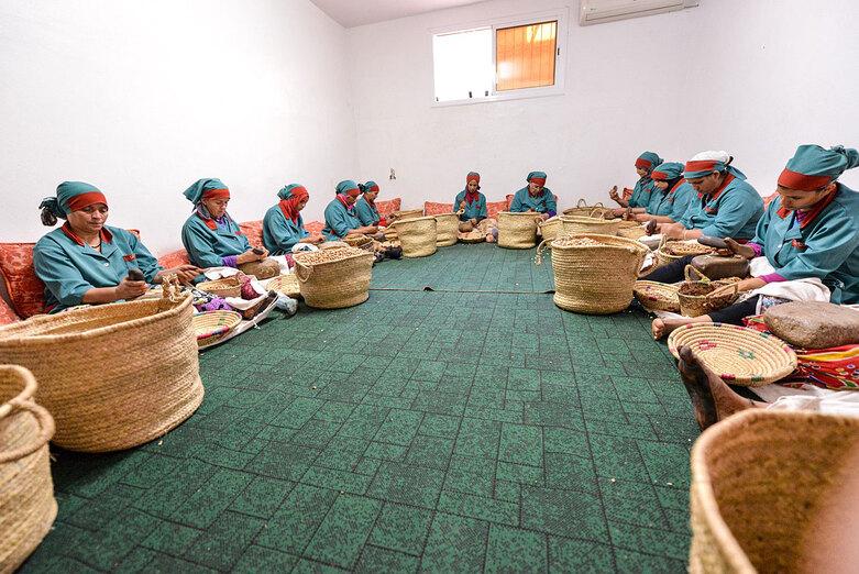 Morocco. Women in an argan cooperative © GIZ