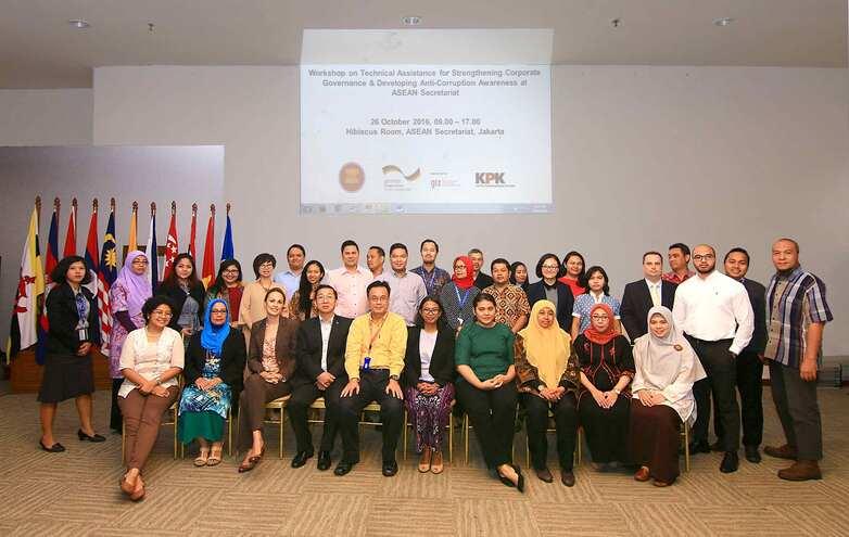 2) Support for ASEC. Event on preventing corruption with Indonesia’s Corruption Eradication Commission. (Photo: Rafly Rinaldy) © GIZ