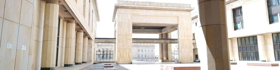 Der kolumbianische Justizpalast in Bogotá. © Valeria Molina Daza & Jessica Lozada