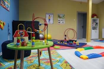 A sensory room in PS “Vidoe Podgorec” in Strumica.  Photo: GIZ/Foundation Step by Step