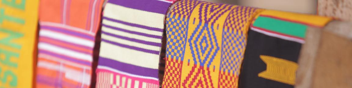 Traditionelle afrikanische Stoffe.