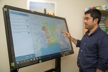 Use of climate and geographic information for development planning