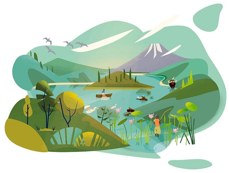 Graphic shows river commissions