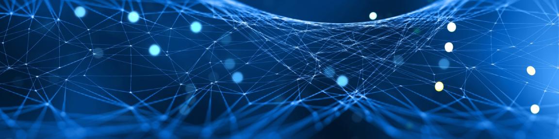 Grafik mit vernetzen Punkten