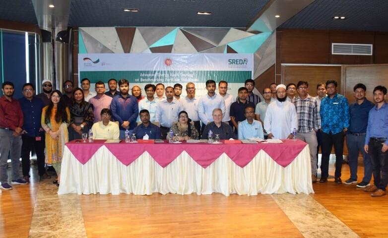 A group of government-certified energy auditors receives advanced training on auditing fertiliser industries.