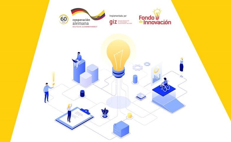 Eine Illustration des Innovationsfonds: unterschiedliche Handlungsträger*innen sind vernetzt