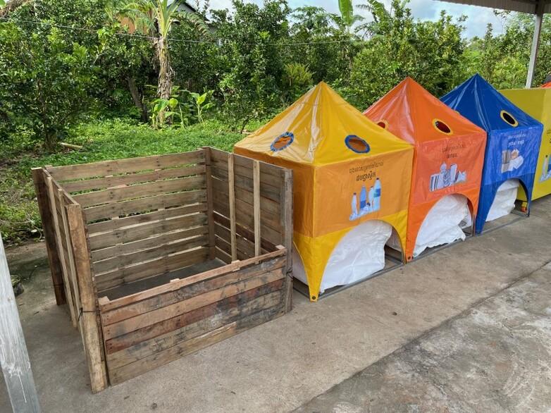 A waste sorting facility.