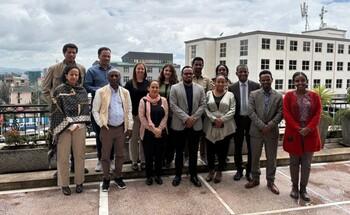 Ein Teamtreffen der Partner und des Zivilen Friedensdienstes in Äthiopien.