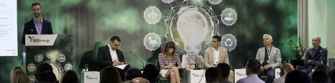 Konferenz zum Thema Energiewende in Serbien.