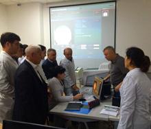 A new training centre for medical imaging methods (computerised tomography/magnetic resonance imaging/X-ray) at the Republican Scientific Centre of Emergency Medical Care, Uzbekistan.