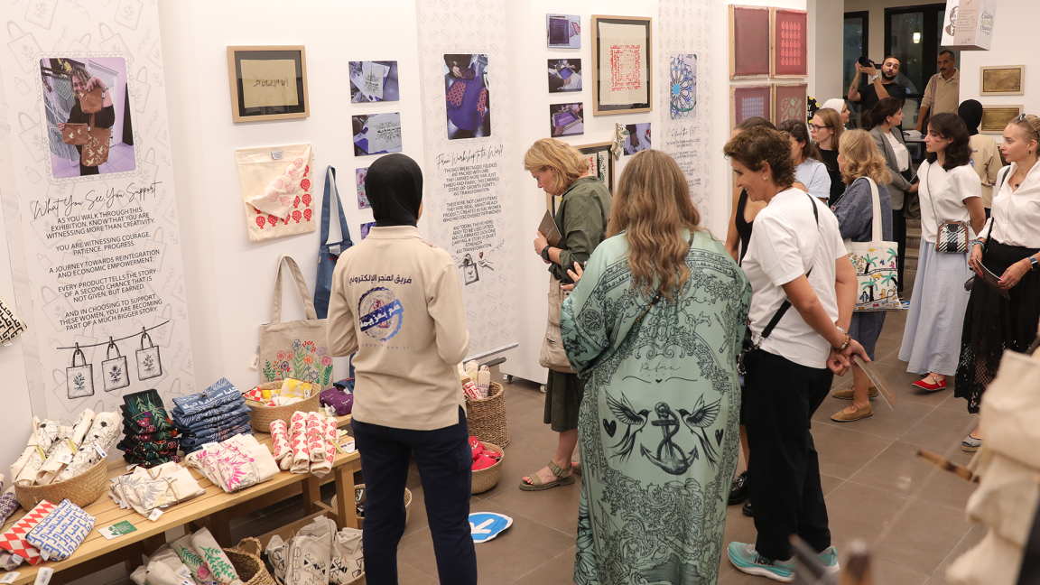 The collaboration of the locally known designer, Petra Orfali, with the Women Correction and Rehabilitation Center opened new horizons for female inmates, giving them the tools, skills, and inspiration to reshape their futures and enhance their economic empowerment and reintegration.