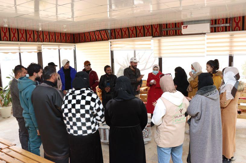 Dialogue with young people in northeast Syria.