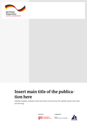 A4 publications, InDesign template for cover pages