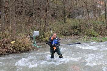 Measurements of water level