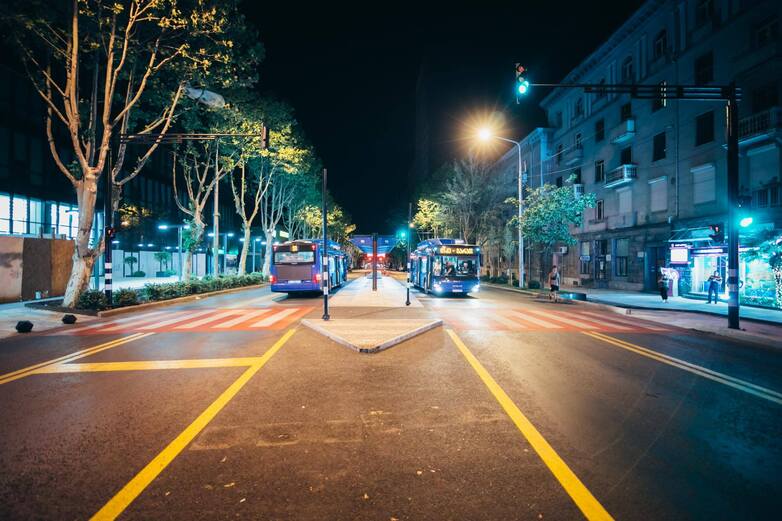 Segregated bus lanes allow for faster rides - copyright Tbilisi City Hall