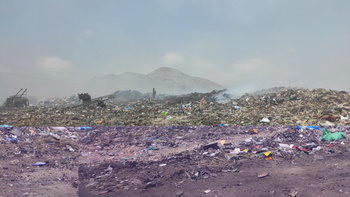 Anhäufung von Müll auf einer offiziellen Mülldeponie in Trujillo © GIZ / Andreas Lieber