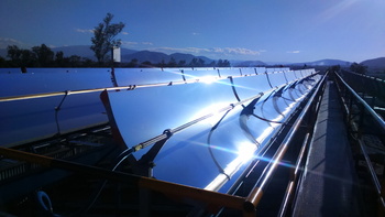 Photovoltaikanlage auf dem mexikanischen Land