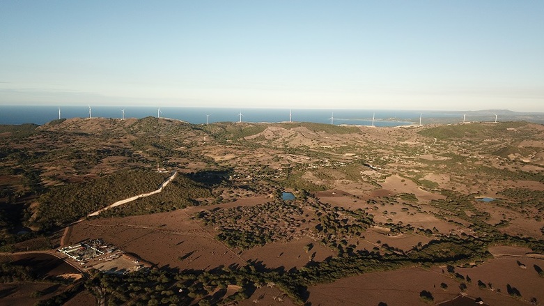 PECASA Wind Farm: Auf dem Bild befindet sich der ein Windpark, gelegen im Norden der Dominikanischen Republik.