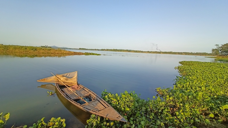 Das Doloni Feuchtgebiet in Bongaigaon, Assam. © GIZ India / Sudip Basistha