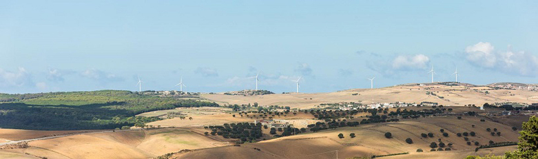 Windkraftanlage in Tunesien