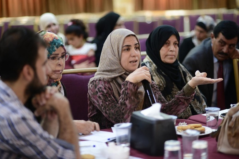 Frauen beteiligen sich aktiv an der Austauschplattform des Projekts