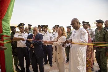 Eröffnung der Unterkunft für Polizeianwärterinnen an der Polizeischule in Mauretanien Copyright: GIZ