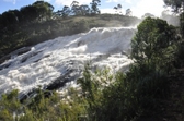 Madagaskar. Wasserfall in Mangamila, wo vor kurzem eine Kleinwasserkraftanlage aufgestellt wurde. © GIZ