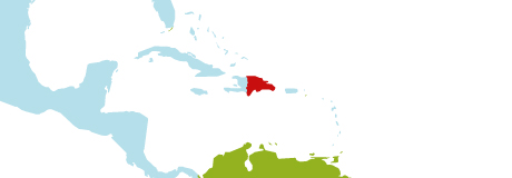 Karte Dominikanische Republik