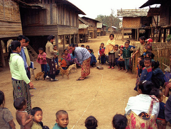 Laos. Gemeinsame Dorflandnutzungs- und -entwicklungsplanung. Foto: GIZ