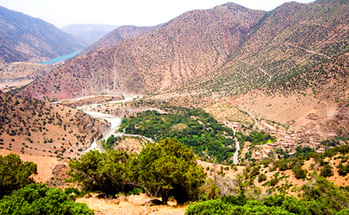 Marokko. Bei der Anpassung an den Klimawandel steht der Erhalt von Gewässern, Feuchtgebieten und Wald als Ökosysteme für die Bevölkerung im Vordergrund. © GIZ