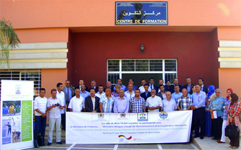3. Marokko. Workshop mit lokalen Partnern zur Stärkung von Ressourcen und Leistungsfähigkeit. © GIZ