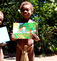 Pacific island region. ‘Pou & Miri’ is a series of booklets for children that target young Pacific readers and aim to educate them on issues relating to climate change. in the Pacific Island region; e.g. in Tanna; an island in Vanuatu. © GIZ