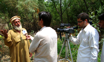 Pakistan. Unabhängige Berichterstattung stärkt die Transparenz der Projektaktivitäten und verleiht der Bevölkerung eine Stimme. © GIZ