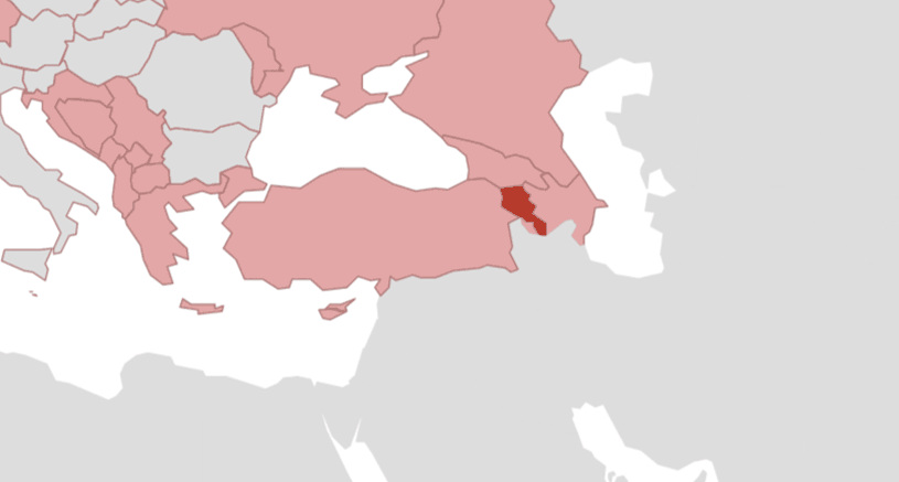 Armenien Karte 