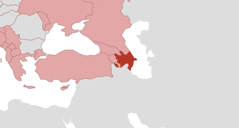 Aserbaidschan Karte 