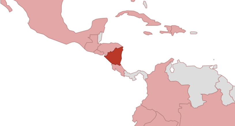 Nicaragua Karte