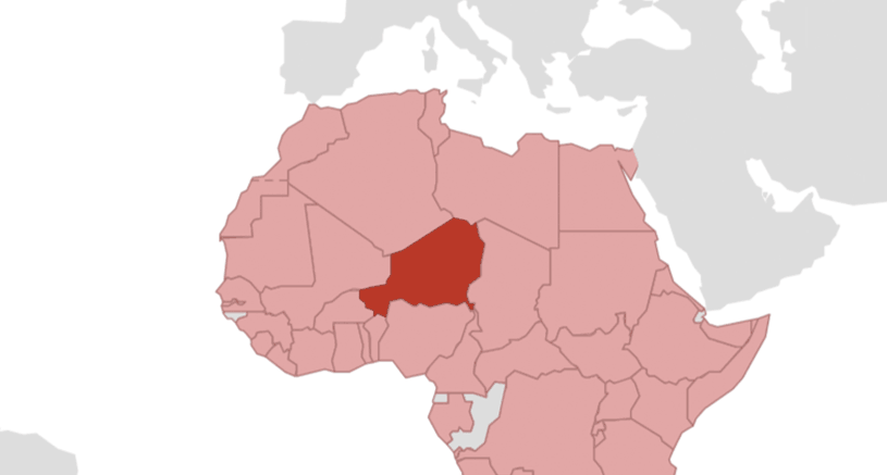 Niger Karte