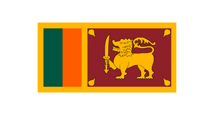 Sri Lanka Flagge