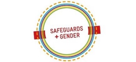  Logo von „Safeguards + Gender“.
